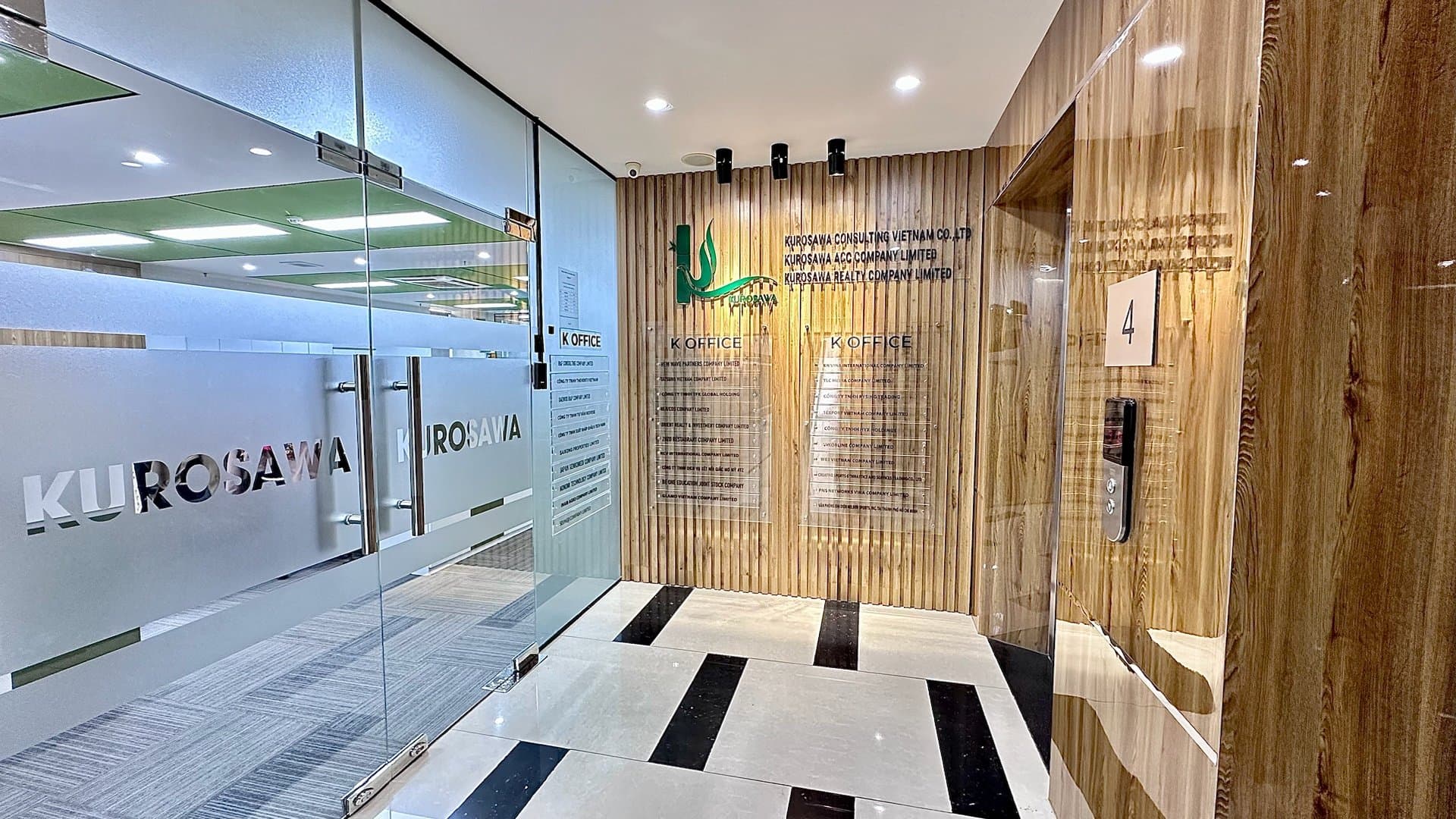 Entrance of Kurosawa Consulting Vietnam office